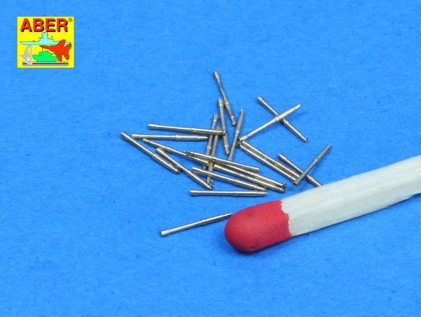 Aber 350L-68 Set of 20 pcs 37 mm/54 Breda gun barrels for Italian Navy ships 1/350 – Bild 2