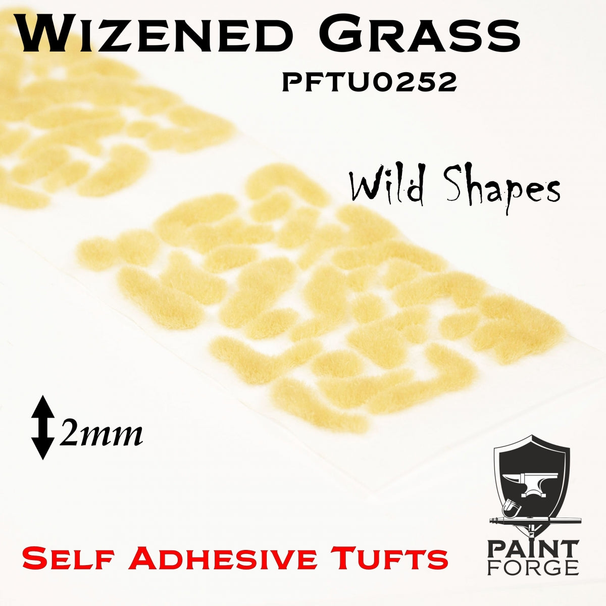 Paint Forge PFTU0252 Tufts: Wild Wized Grass 2mm