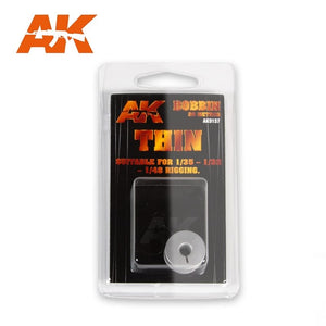 AK-Interactive AK9137 ELASTIC RIGGING BOBBIN THIN 0.055 mm