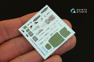 Quinta Studio QD48082 Su-57 3D-Printed &amp;amp; colored Interior on decal paper (for Zvezda kit) 1/48 – image 2