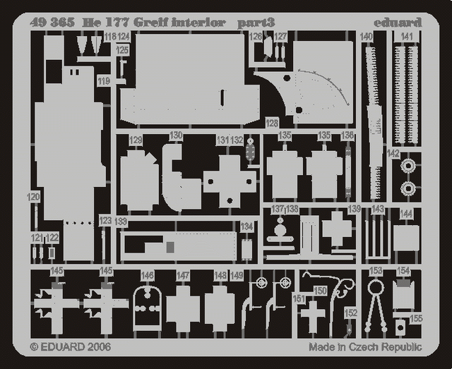 Eduard 49365 He 177 Greif interior 1/48 CMK / MPM – obrázek 2