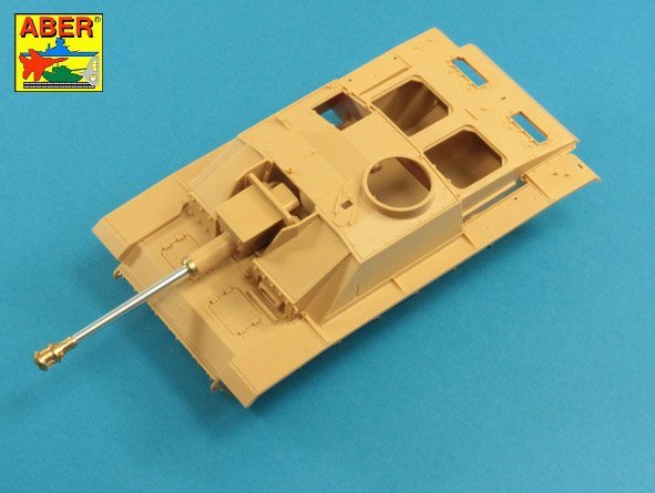Aber 35L-059n German StuK.40 L/48 7.5 cm Barrel with middle muzzle brake for Stug.III, Ausf G - middle model (1/35) – image 7