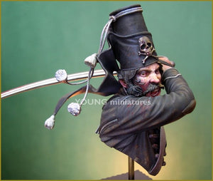 Young Miniatures YH1836 The DeathFrederick the Great&amp;#39;s 5th Hussars 1/10 – obrázek 2