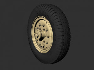 Panzer Art RE35-593 Rolls-Royce AC road wheels (Dunlop) 1/35 – image 2