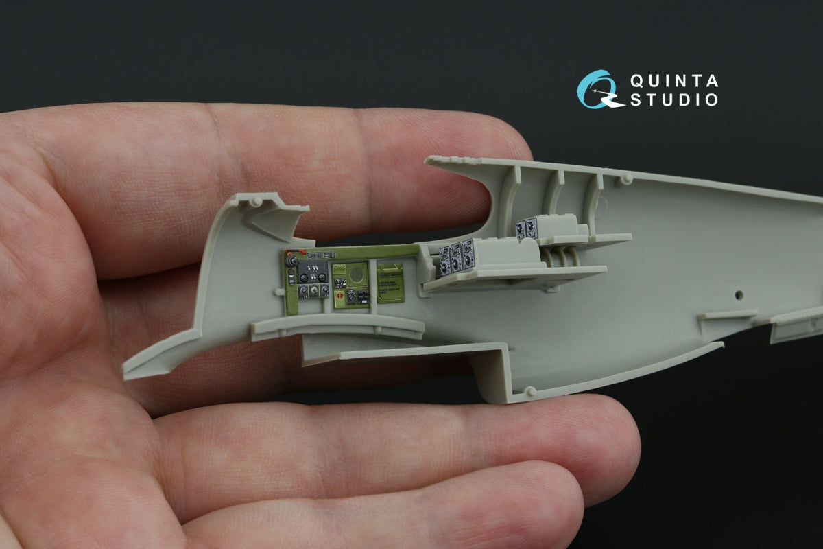 Quinta Studio QD48473 P-51A 3D-Printed colored Interior on decal paper (Accurate Miniatures/Academy) 1/48 – Bild 12
