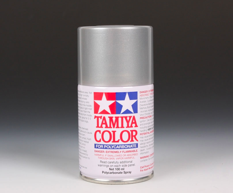 Tamiya 86041 PS-41 Bright Silver Spray Metallic 100ml