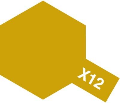Tamiya X12 Gold Leaf (81512) Acrylic paint 10ml – Bild 2