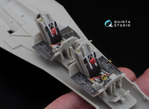 Quinta Studio QD48046 F-16I 3D-Printed &amp;amp; colored Interior on decal paper (for Hasegawa kit) 1/48 – image 6
