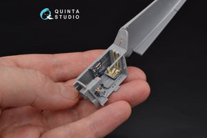 Quinta Studio QD48104 Bf 109G-6 3D-Printed &amp;amp; colored Interior on decal paper (for Zvezda kit) 1/48 – Bild 10