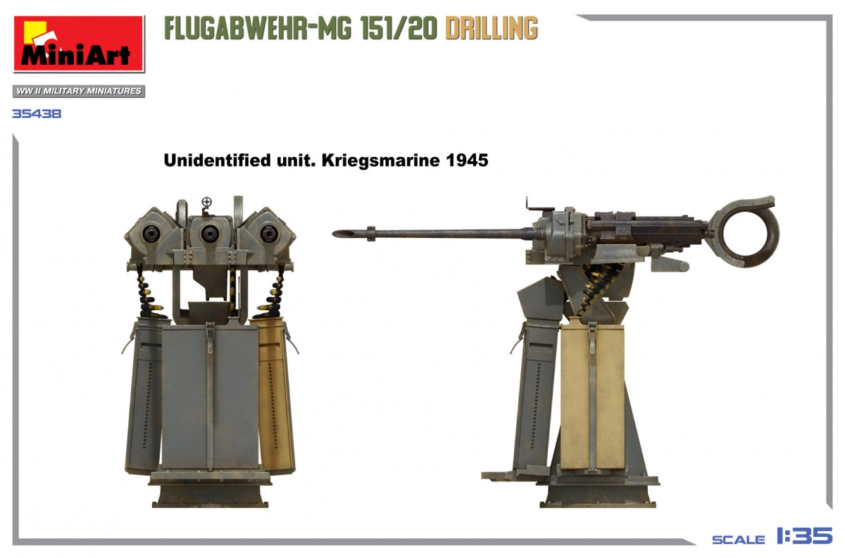 MiniArt 35438 FLUGABWEHR-MG 151/20 DRILLING 1/35 – obrázek 11