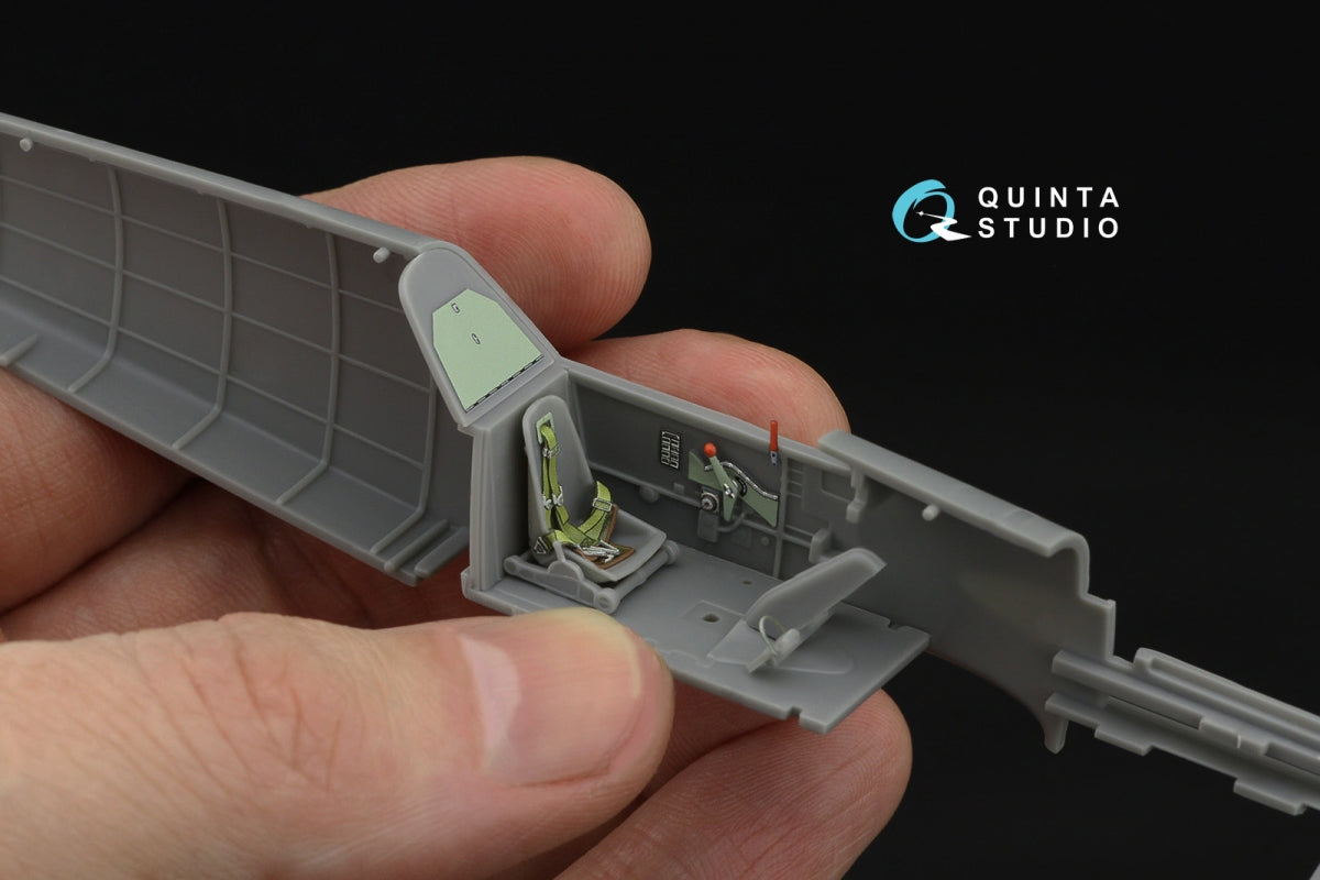 Quinta Studio QD48532 Bf 109E-3/4 3D-Printed &amp;amp; colored Interior on decal paper (HobbyBoss) 1/48 – image 8