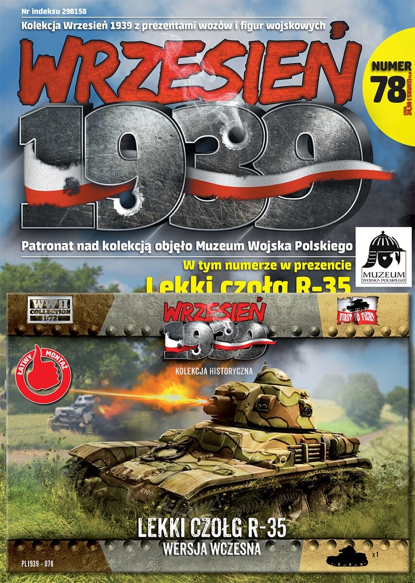First to Fight PL078 Light Tank R-35 - early version 1/72