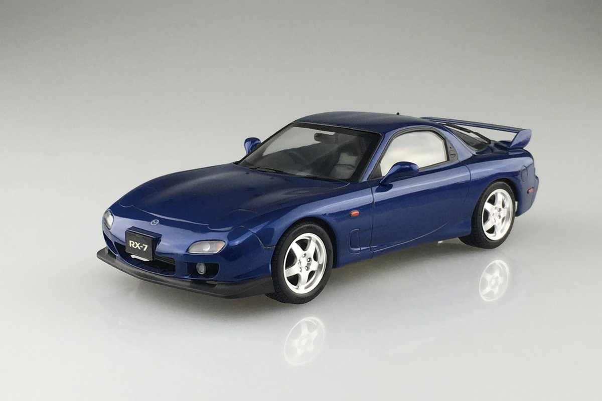 Aoshima 05498 MAZDA FD3S RX-7 &amp;#39;99 (Innocent Blue Mica) 1/24 – image 2