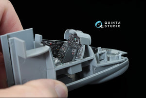 Quinta Studio QD48036 Mi-24V NATO (black panels) 3D-Printed &amp;amp; colored Interior on decal paper (for Zvezda kit) 1/48 – image 7