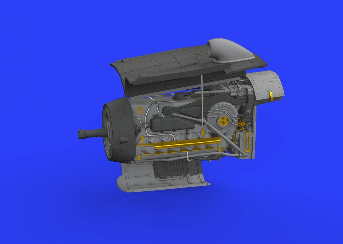 Eduard 648441 Bf 109G-10 engine 1/48 EDUARD – image 3