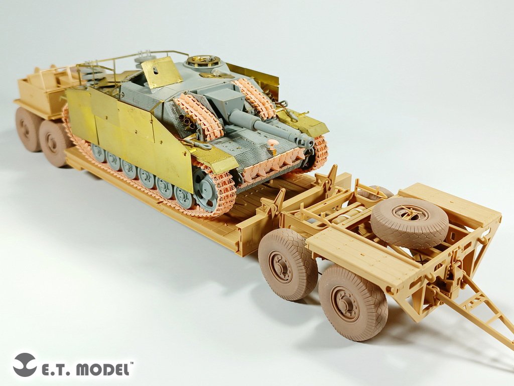 ET Model P35-123 WWII German Tank Transporter Sd.Ah.116 Sagged wheels For TAMIYA Kit 1/35 – Bild 7