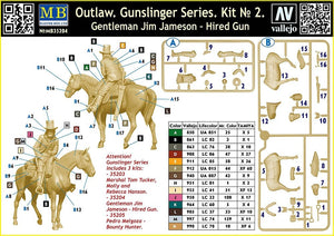 Master Box 35204 Outlaw. Gunslinger #2: Gentleman Jim Jameson Hired Gun 1/35 – imagen 3
