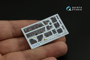 Quinta Studio QD32131 F/A-18D Early 3D-Printed &amp;amp; colored Interior on decal paper (Academy) 1/32 – image 3