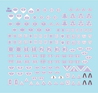 Star Decals 35-C1425 IDF Generic Markings 1. Israeli brigade/unit insignia markings for tanks and AFVs 1/35 – image 2