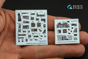 Quinta Studio QD48450 Buccaneer S.2B early 3D-Printed coloured Interior on decal paper (Airfix) 1/48 – zdjęcie 2