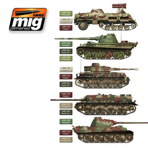 AMMO Mig 7101 LATE WAR GERMAN COLORS SET 6x17ml – immagine 2