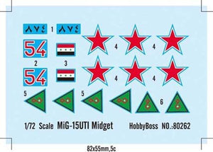 Hobby Boss 80262 MiG-15UTI Midget 1/72 – zdjęcie 2