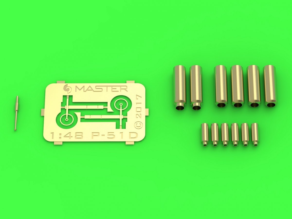 Master AM-48-139 P-51D Mustang Armament &amp; Gunsight detail set (1/48)