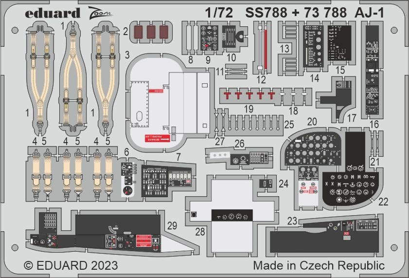 Eduard SS788 AJ-1 RODEN 1/72