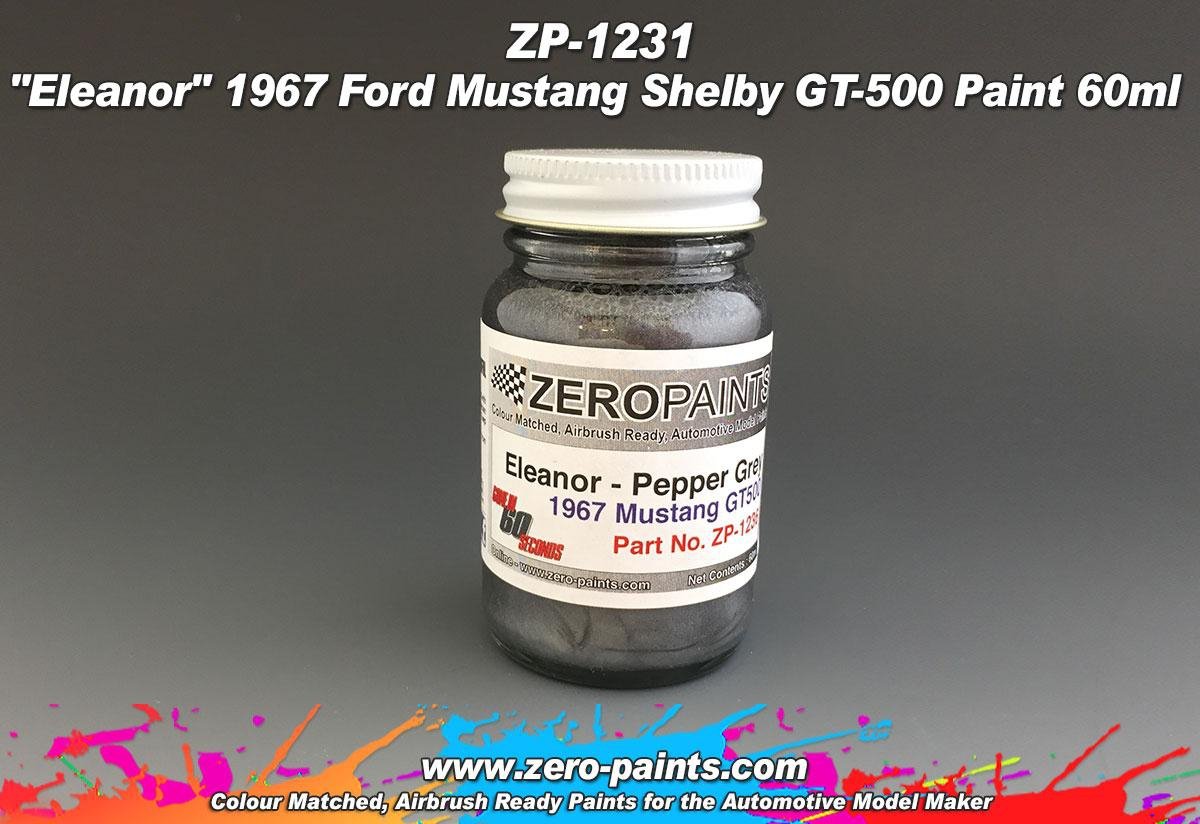 Peinture Zero Paints ZP-1231 Eleanor 1967 Ford Mustang Shelby GT-500, 60 ml 