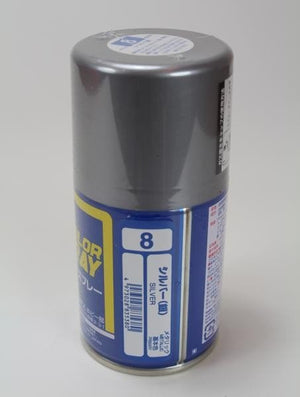 Mr.Hobby S-008 S008 Silver - (Metallic) Spray – image 2