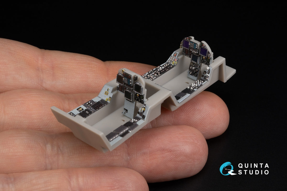 Quinta Studio QD48346 FA-18D early 3D-Printed &amp;amp; colored Interior on decal paper (Hasegawa) 1/48 – Bild 7