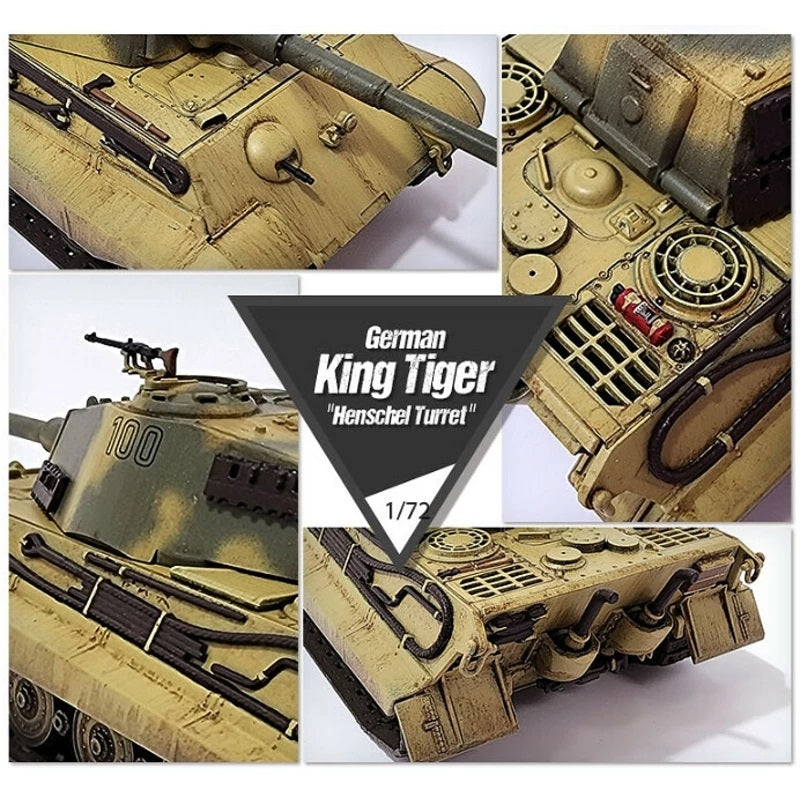 Academy 13423 German King Tiger Henschel Turret 1/72 – image 3