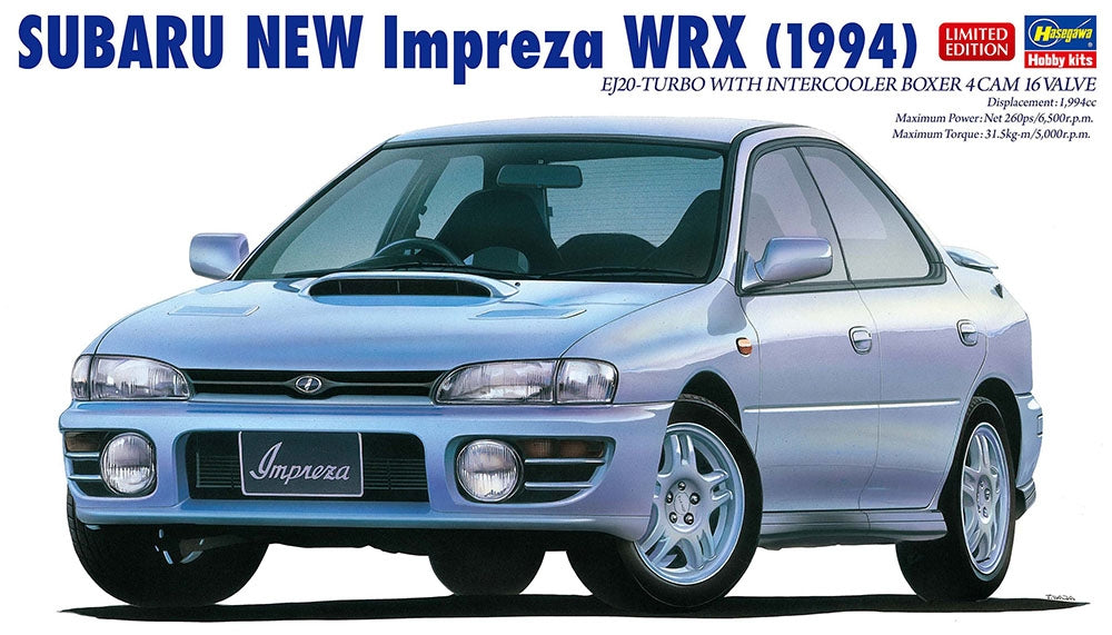 Hasegawa 20675 SUBARU NEW Impreza WRX 1994 1/24 – Bild 2
