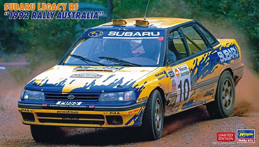 Hasegawa 20527 Subaru Legacy RS « Rallye d&amp;#39;Australie 1992 » 1/24