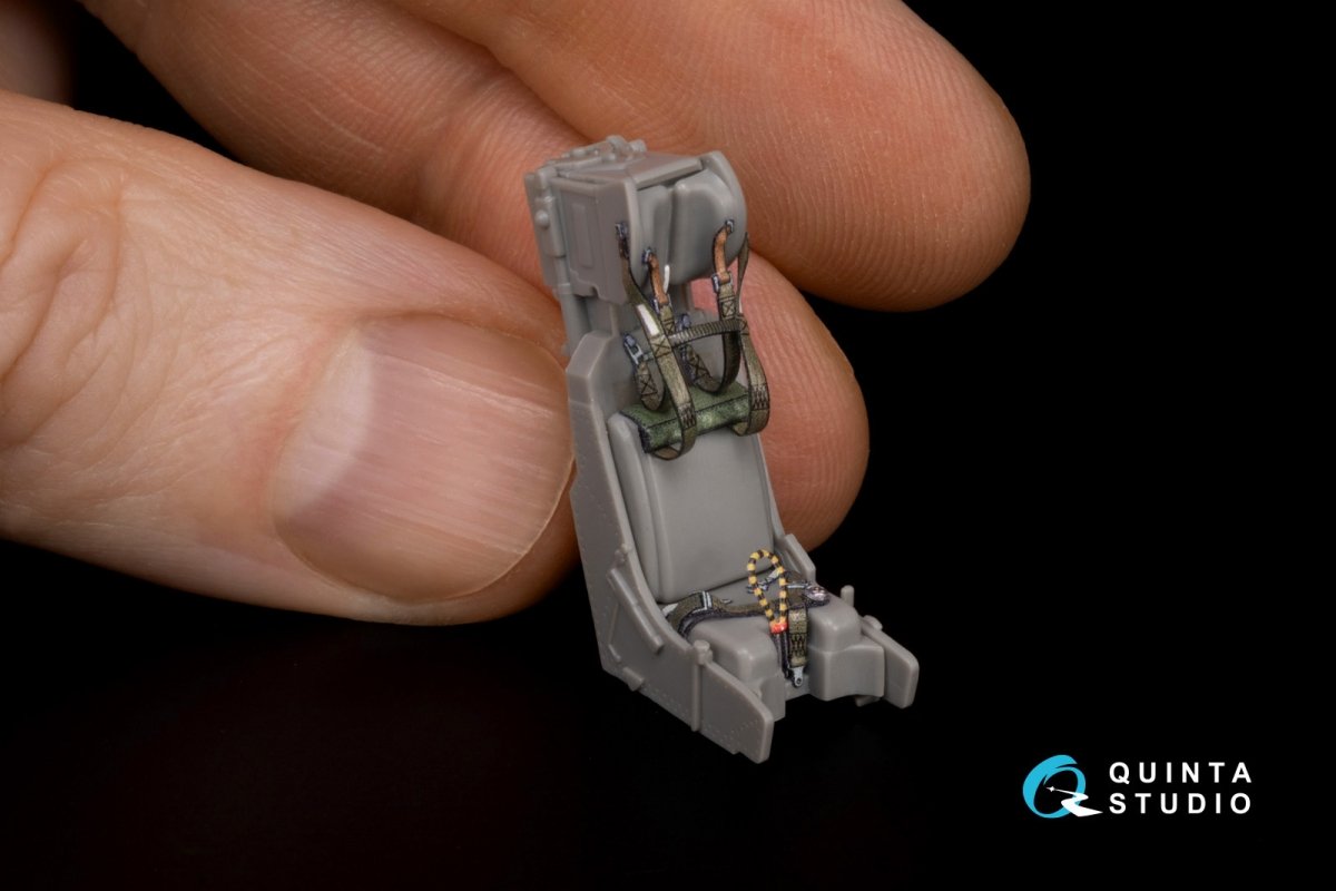 Quinta Studio QD48303 Harrier Gr.1/Gr.3 Early 3D-Printed &amp;amp; colored Interior on decal paper (Kinetic) 1/48 – obrázek 12