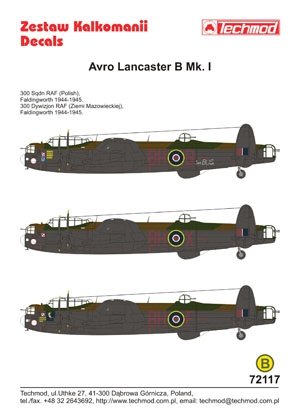 Techmod 72117 - Avro Lancaster BI (1/72) – immagine 2