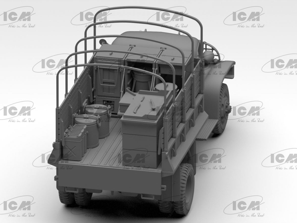ICM 35587 WWII US Army Kitchen Truck 1/35 – immagine 5