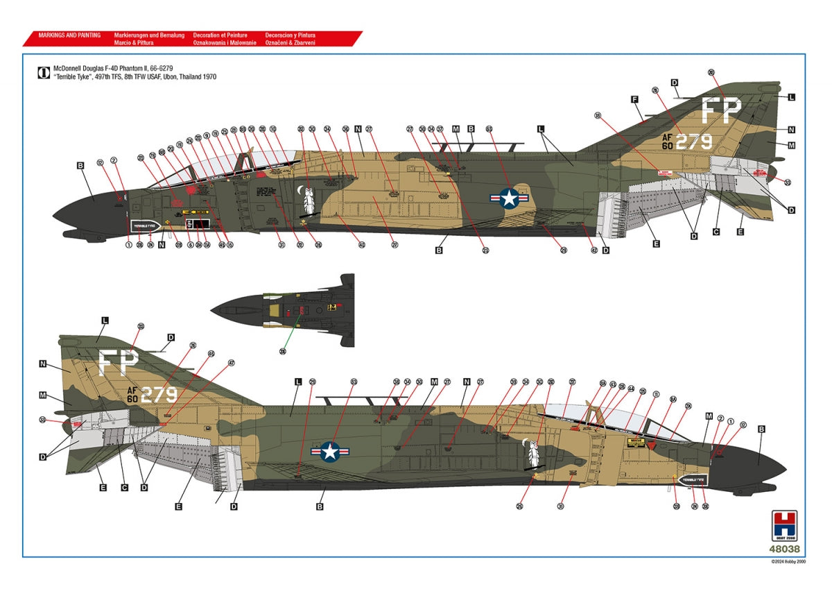 Hobby 2000 48038 Vietnam Aces vol.2 ( ACADEMY + CARTOGRAF + MASKS ) 1/48 – immagine 2