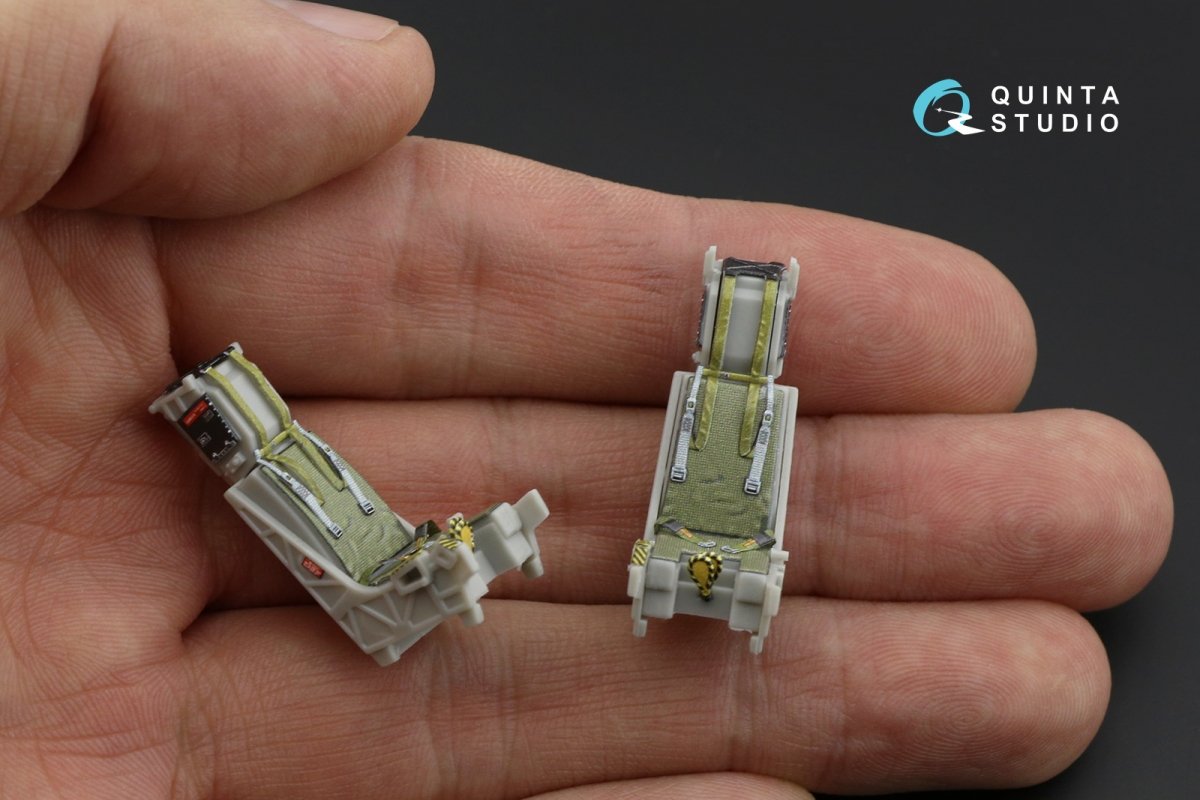 Quinta Studio QD48180 F-14D 3D-Printed &amp;amp; colored Interior on decal paper (Hasegawa) 1/48 – image 6
