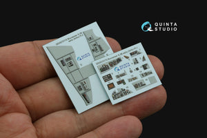 Quinta Studio QDS-72172 Blackburn Buccanneer S.2B Early 3D-Printed &amp;amp; colored Interior on decal paper (Airfix) (small version) 1/72 – immagine 2