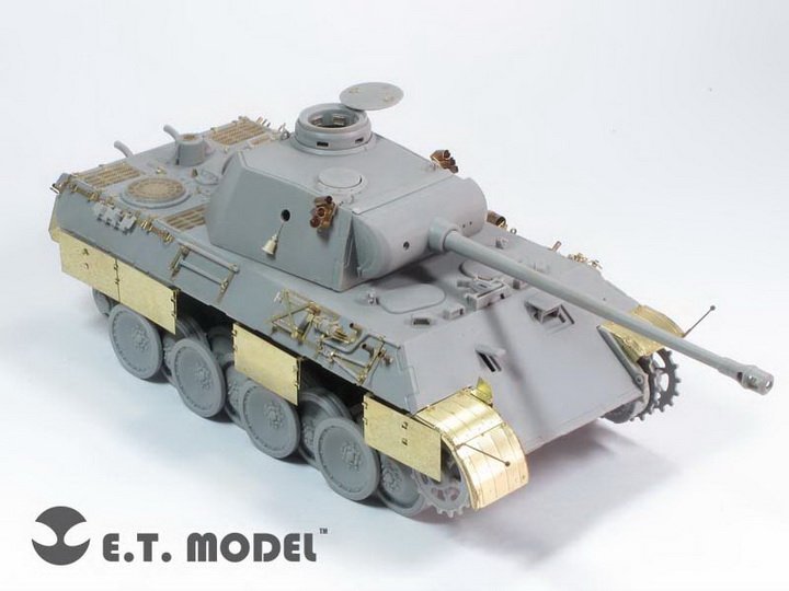 E.T. Model E35-124 WWII German Panther D Basic (For DRAGON Smart Kit) 1/35 – zdjęcie 2