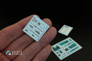 Quinta Studio QD48077 MiG-21PFM 3D-Printed &amp;amp; colored Interior on decal paper (for Eduard kit) 1/48 – image 5