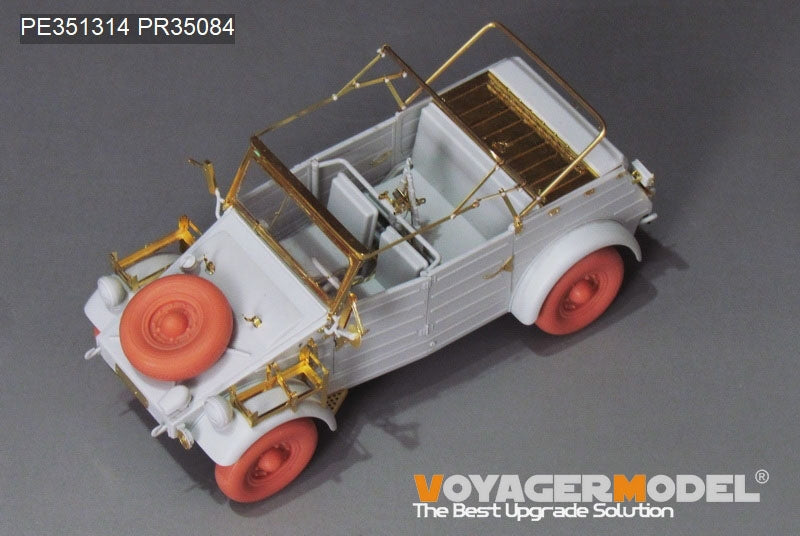 Voyager Model PE351314 WWII German Kubelwagen Type 82 Africa Troop Version Upgrade Set For MENG VS-015 1/35 – image 3