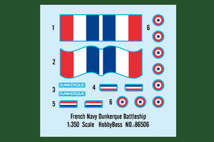 Hobby Boss 86506 French Navy Dunkerque Battleship 1/350 – Bild 3