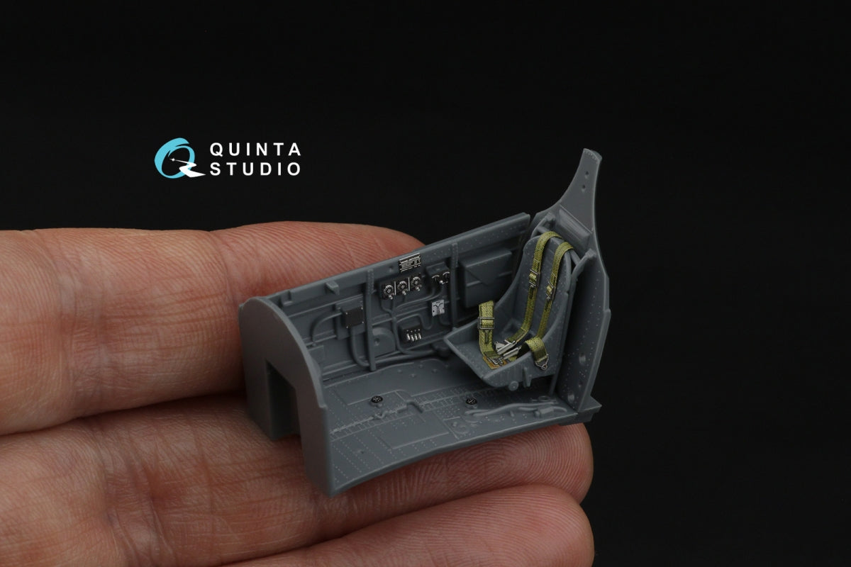Quinta Studio QD48587 P-40E Warhawk 3D-Printed &amp;amp; colored Interior on decal paper (Eduard) 1/48 – image 8