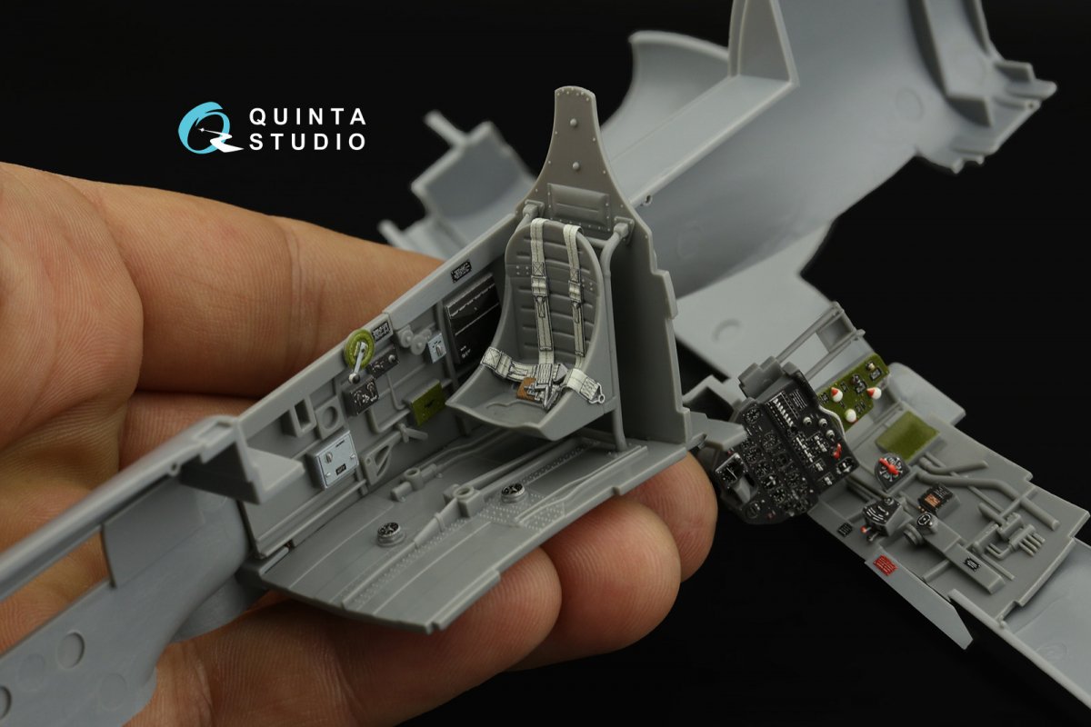 Quinta Studio QD32137 P-40E/K 3D-Printed &amp;amp; colored Interior on decal paper (Hasegawa) 1/32 – Bild 9