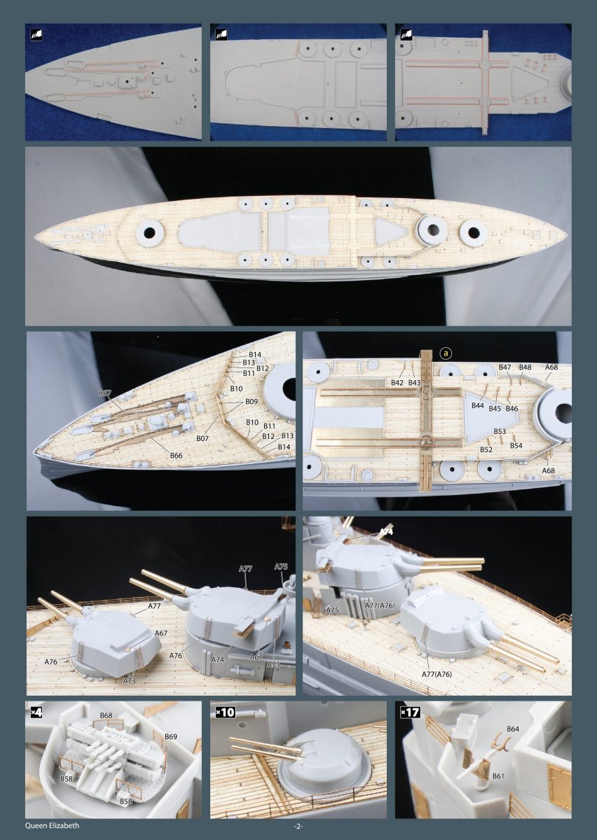 MK1 Design MD-35026 Queen Elizabeth DX Pack 1/350 – image 6