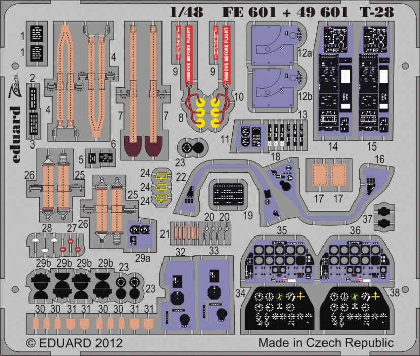 Eduard FE601 T-28 SA RODEN 1/48