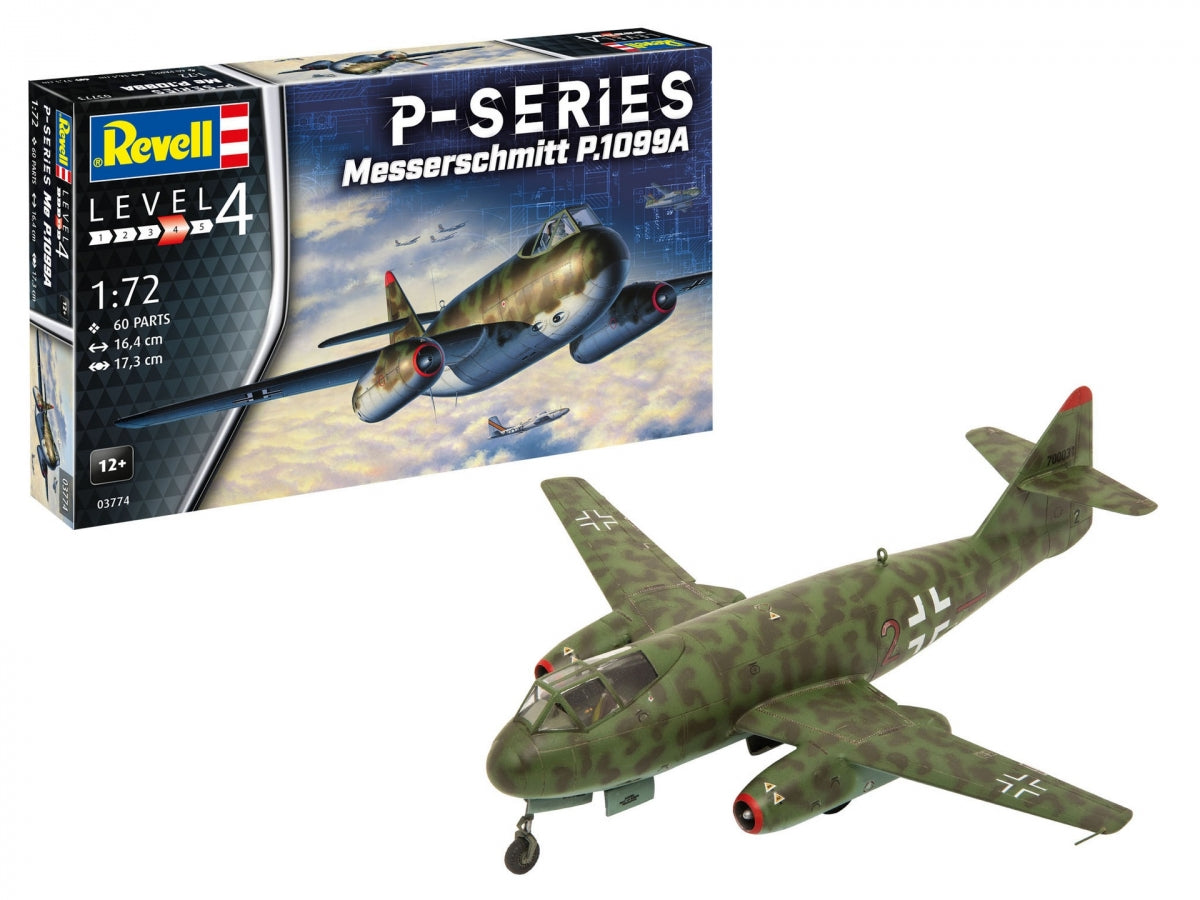 Revell 63774 Messerschmitt P.1099 A (P-Series) - Model Set 1/72 – zdjęcie 2