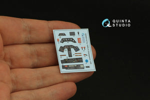 Quinta Studio QD48316 Fw 190A-4 3D-Printed &amp;amp; colored Interior on decal paper (Hasegawa) 1/48 – Bild 4